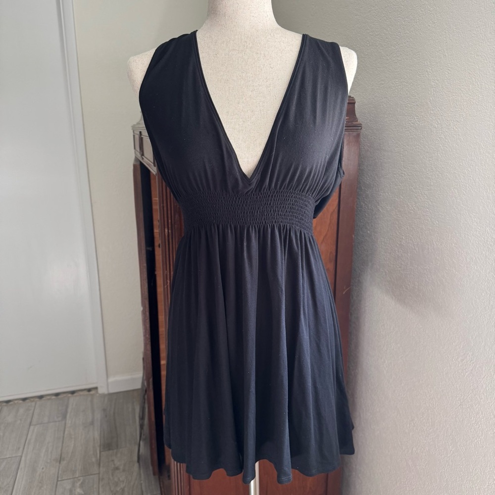 Eileen Fisher Black Vintage Jersey Dress – Size Large